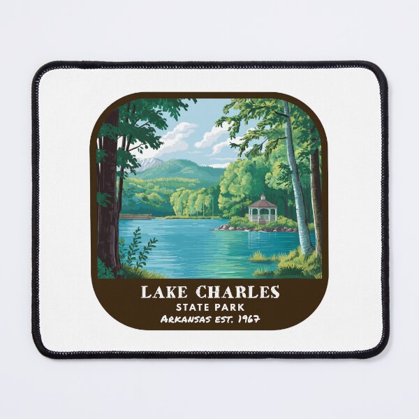 Item preview, Vintage Lake Charles State Park (Arkansas State Park) designed and sold by RabbitK.