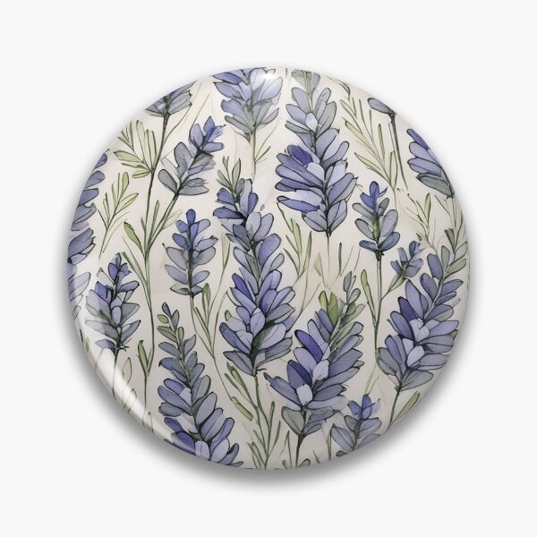 Item preview, A vibrant digital painting of lavender flowers in full bloom designed and sold by homydesign.