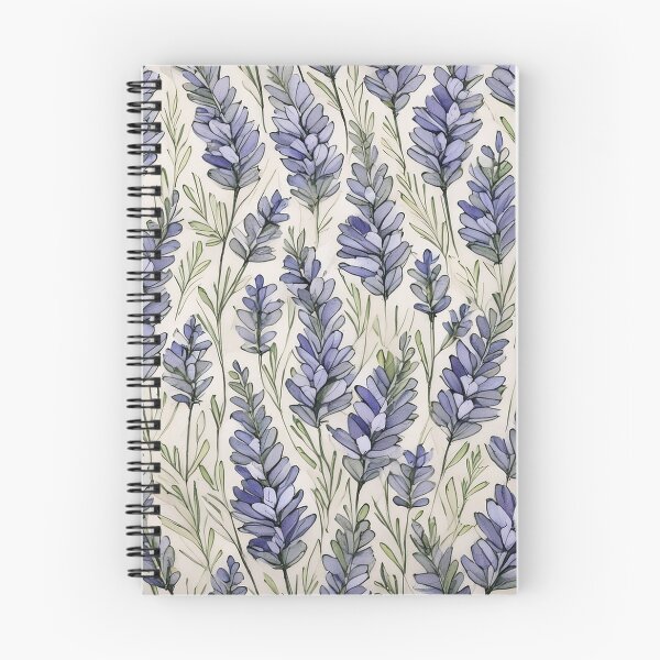 Item preview, A vibrant digital painting of lavender flowers in full bloom designed and sold by homydesign.