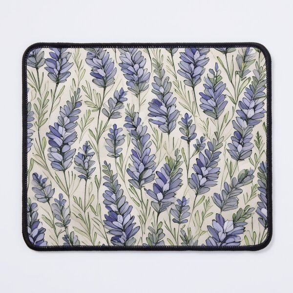 Item preview, A vibrant digital painting of lavender flowers in full bloom designed and sold by homydesign.
