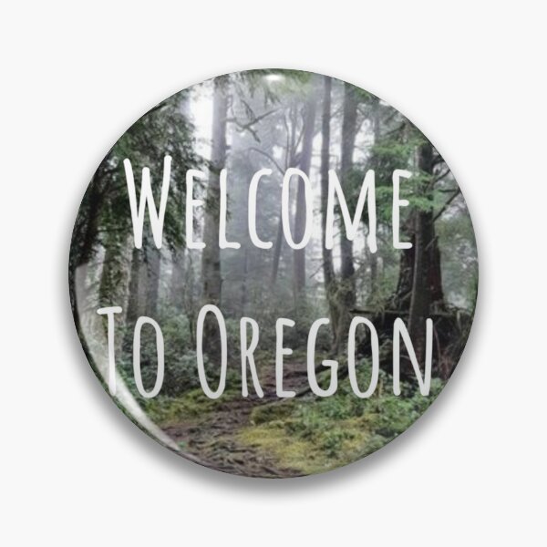 Item preview, Welcome To Oregon: A Oregon History & Lore Podcast Logo designed and sold by OregonVoicesNet.