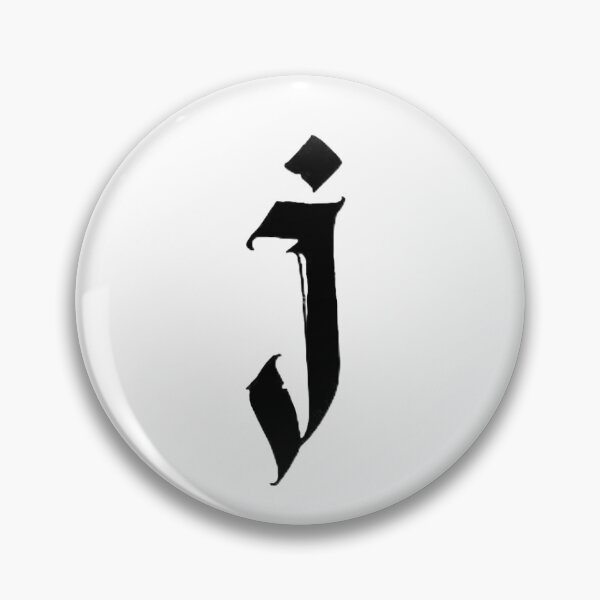 Item preview, Letter J- Initial J designed and sold by Lune & Bloom.
