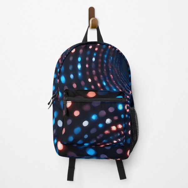 Item preview, An abstract image features a swirling tunnel or vortex created by glowing blue and orange lights leading to darkness designed and sold by homydesign.