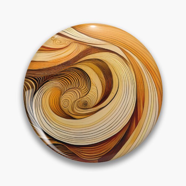 Item preview, An abstract pattern features swirling organic lines and shapes in warm, earthy tones of orange, yellow, and brown designed and sold by homydesign.