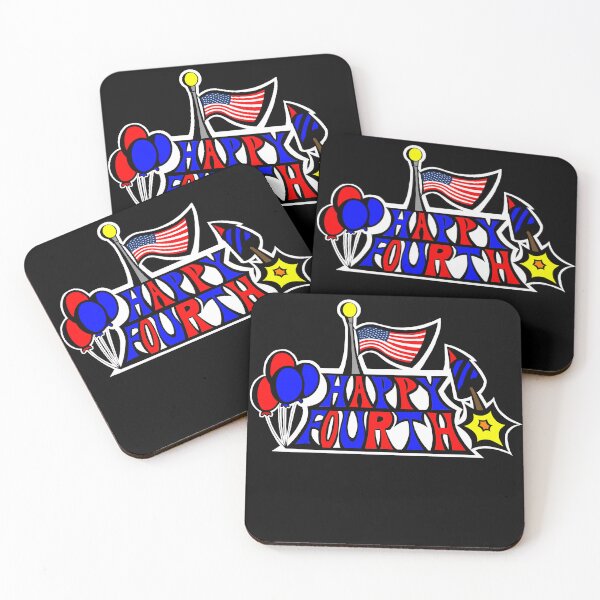 Item preview, Happy Fourth Logo  designed and sold by MozaruArts.