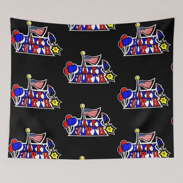 Item preview, Happy Fourth Logo  designed and sold by MozaruArts.