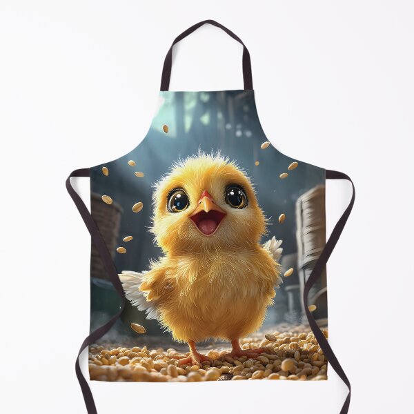 Item preview, Animal Cute Pond Joyful Baby Chick Dancing Under Golden Farm Light designed and sold by lassedgkotsij.