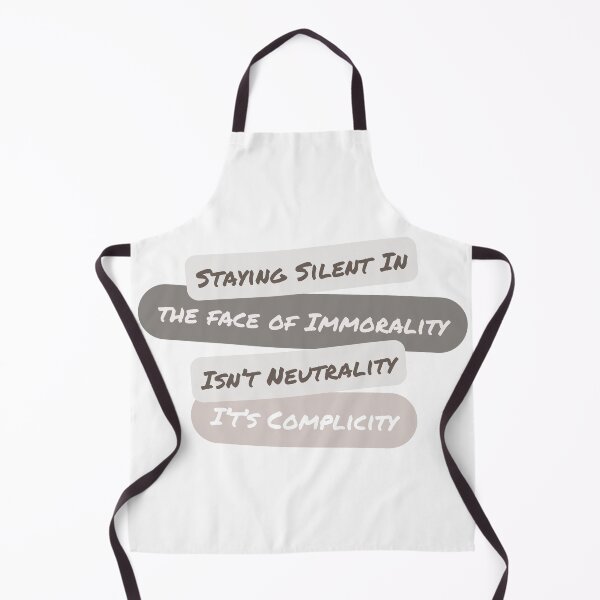 Item preview, Silence is complicity designed and sold by Wobbly and Weary.