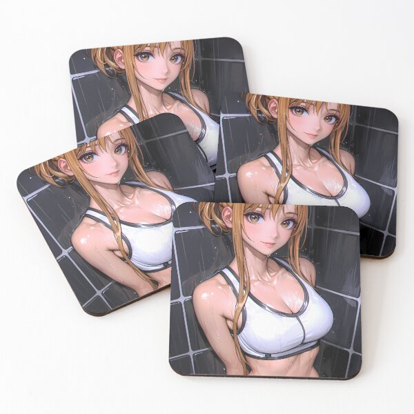 Item preview, Asuna Sword Art Online Anime Elegant Athlete Style in White Showerlight designed and sold by yinttigrric.