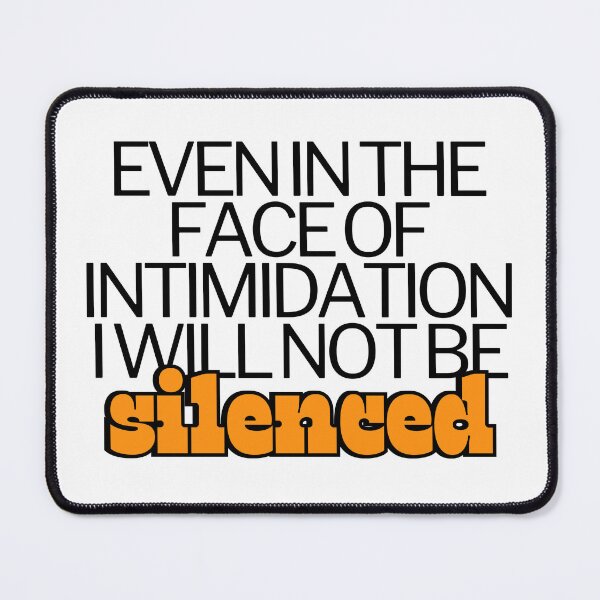 Item preview, I Won't Be Silenced designed and sold by Wobbly and Weary.
