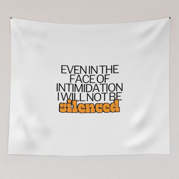 Item preview, I Won't Be Silenced designed and sold by Wobbly and Weary.