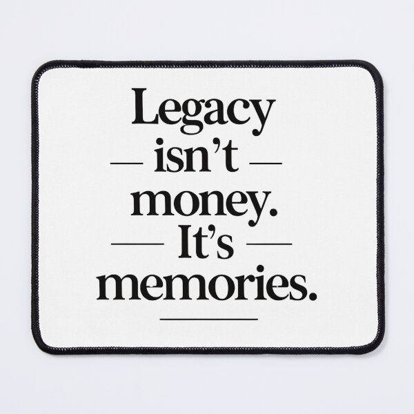 Item preview, Legacy Isn't Money It's Memories T-Shirt - Vintage Typewriter Quote Tee, Family Gift Idea designed and sold by Typography Prints.