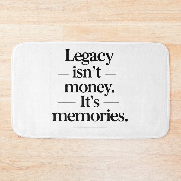 Item preview, Legacy Isn't Money It's Memories T-Shirt - Vintage Typewriter Quote Tee, Family Gift Idea designed and sold by Typography Prints.