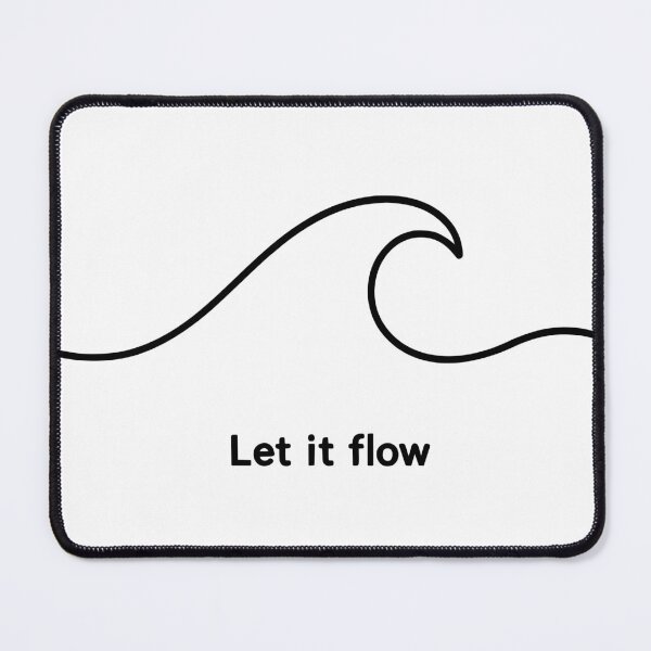 Item preview, Let It Flow – Minimalist statement style designed and sold by nkhookysun.