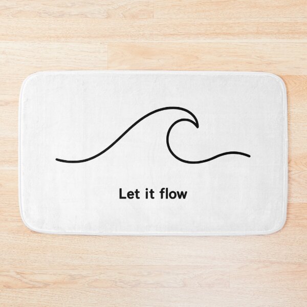 Item preview, Let It Flow – Minimalist statement style designed and sold by nkhookysun.