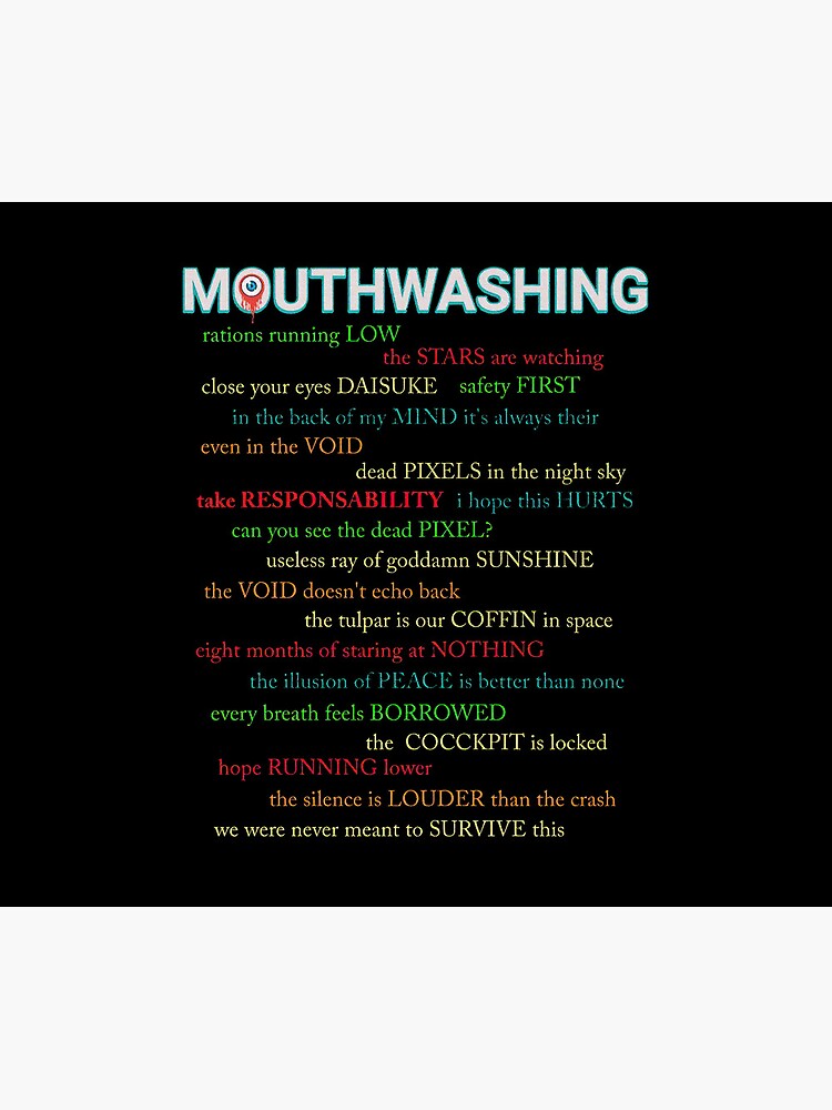 Mouthwashing Gaming Quotes Mouse Pad