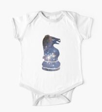 Knight Chess Piece Starry Night Galaxy - Cool Chess Club Gift One Piece - Short Sleeve