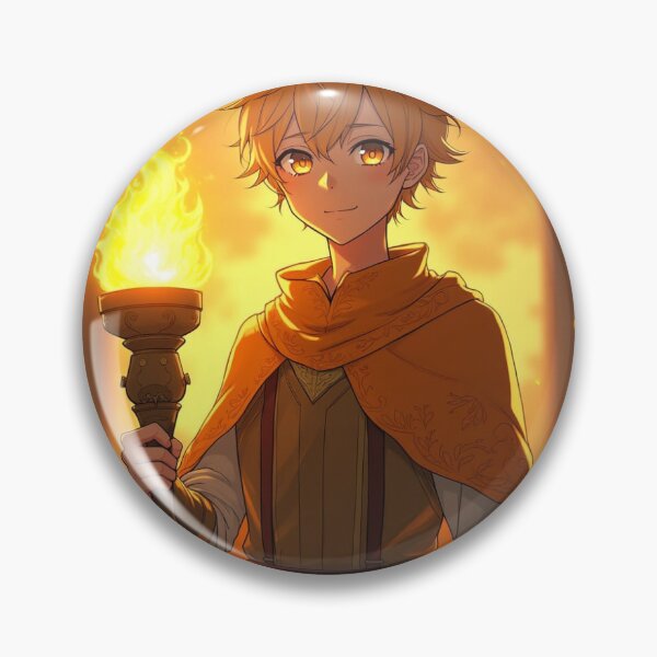 Item preview, Kael – The Golden Flame | Petal Plane Kami designed and sold by Pastel Kami.