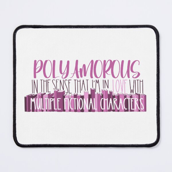 Item preview, Polyamorous Book Lover designed and sold by FairyNerdy.