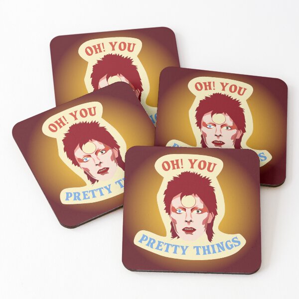 Item preview, David Bowie "Oh! You Pretty Things" Design designed and sold by FoolsJourneyArt.