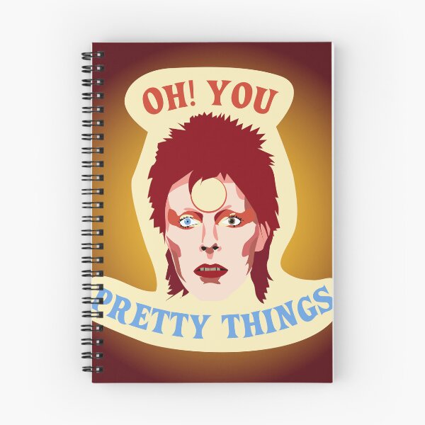 Item preview, David Bowie "Oh! You Pretty Things" Design designed and sold by FoolsJourneyArt.
