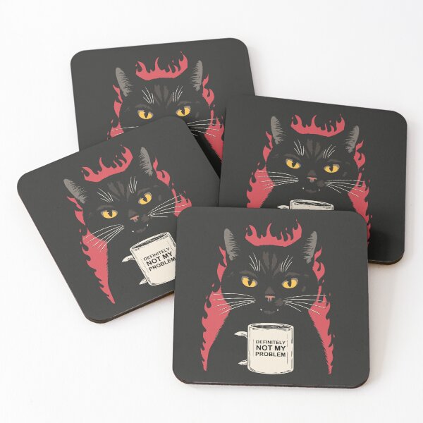 Item preview, Not My Problem Black Cat designed and sold by FlashCraft Design.