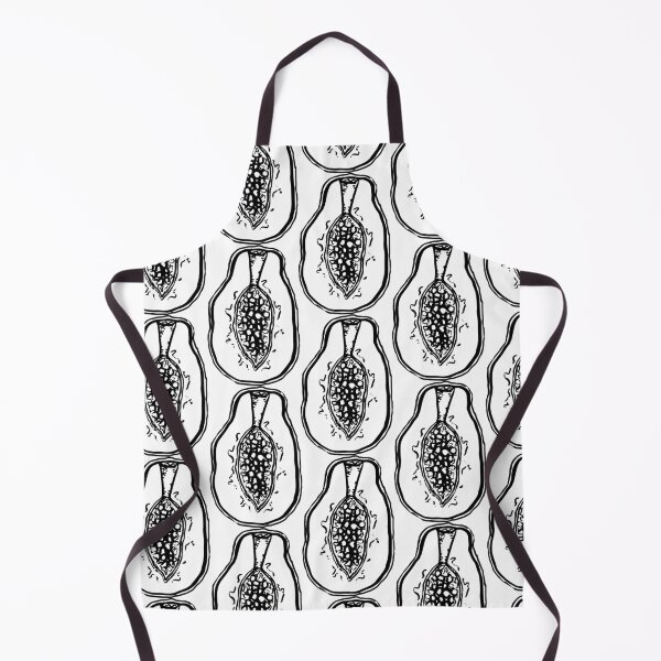 Item preview, Juicy papaya black outline designed and sold by PurpleDingo.