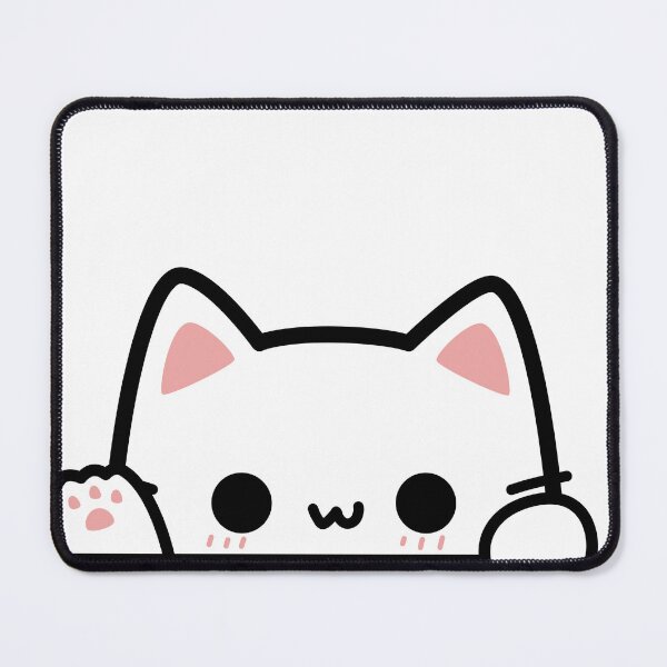 Item preview, Cute Kawaii Kitten Peeker - Adorable Cat Design designed and sold by 2ndSketch.