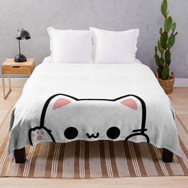 Item preview, Cute Kawaii Kitten Peeker - Adorable Cat Design designed and sold by 2ndSketch.