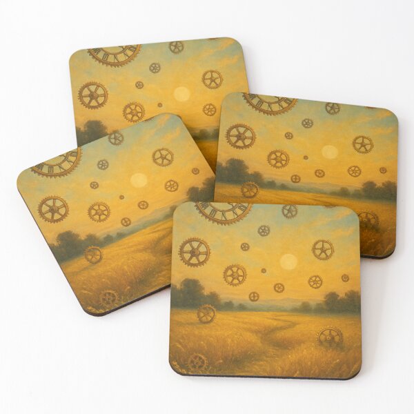 Item preview, Golden Grassland at Dusk | Serene Nature Landscape Painting | Warm Horizon Field Scene | Peaceful Sunset Over Meadows | Tranquil Countryside Glow designed and sold by PaintedPixels01.
