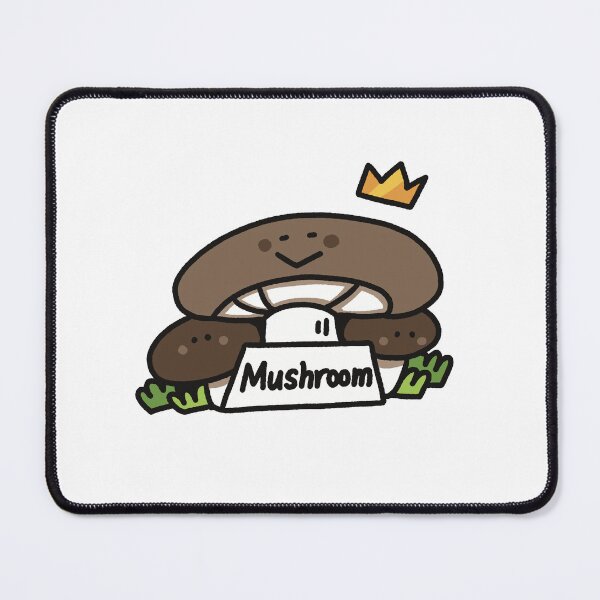 Item preview, Cute and Simple King of Mushrooms Sticker - Brown designed and sold by MariaCaiOriginal.