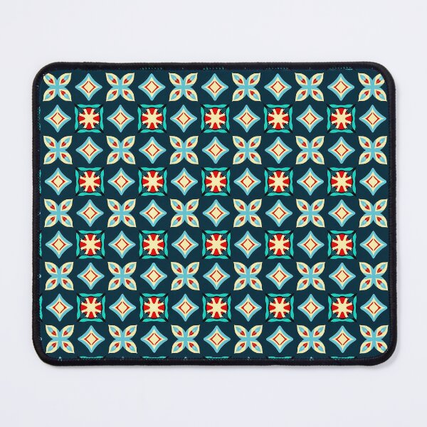Item preview, Retro Bloom Tiles – Seamless Floral Geometric Pattern designed and sold by UniqueDesign751.