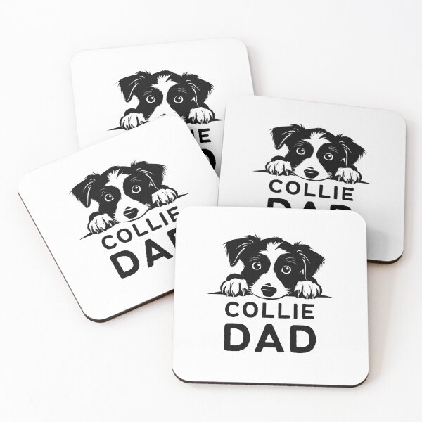 Item preview, Cute Collie Peeking - For Border Collie Dads designed and sold by patternjp.
