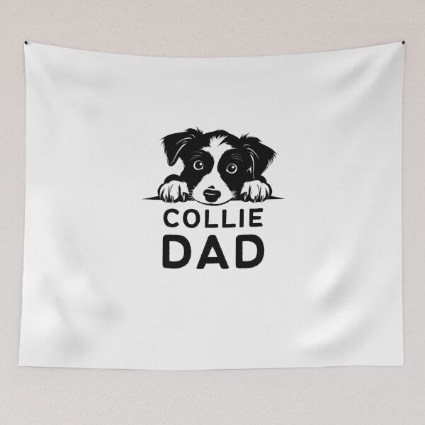 Item preview, Cute Collie Peeking - For Border Collie Dads designed and sold by patternjp.