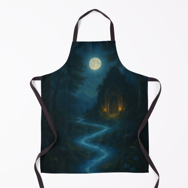Item preview, Moonlit Path to the Hidden Cave | Enchanted Forest Night Scene | Mysterious Cave Entrance Under Moonlight | Magical Woodland Pathway | Serene Nocturnal Fantasy designed and sold by PaintedPixels01.