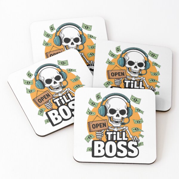 Item preview, Funny Skeleton Working Till Boss Calls It Off designed and sold by Taans-Creation.