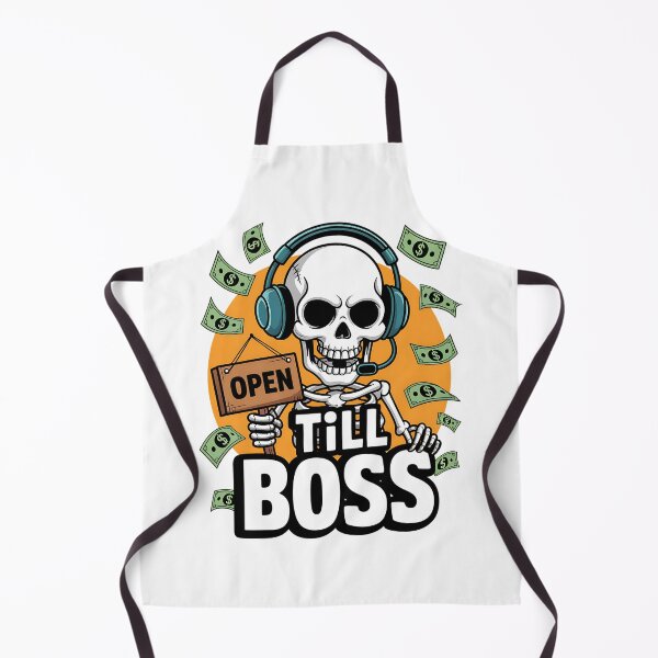 Item preview, Funny Skeleton Working Till Boss Calls It Off designed and sold by Taans-Creation.