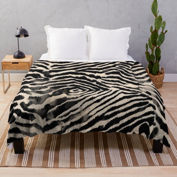 Item preview, Modern Zebra Print Bold Monochrome Animal Pattern Abstract Jungle designed and sold by trajeado14.