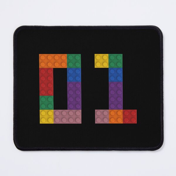Item preview, 01 numbering made of bricks designed and sold by Brickification.
