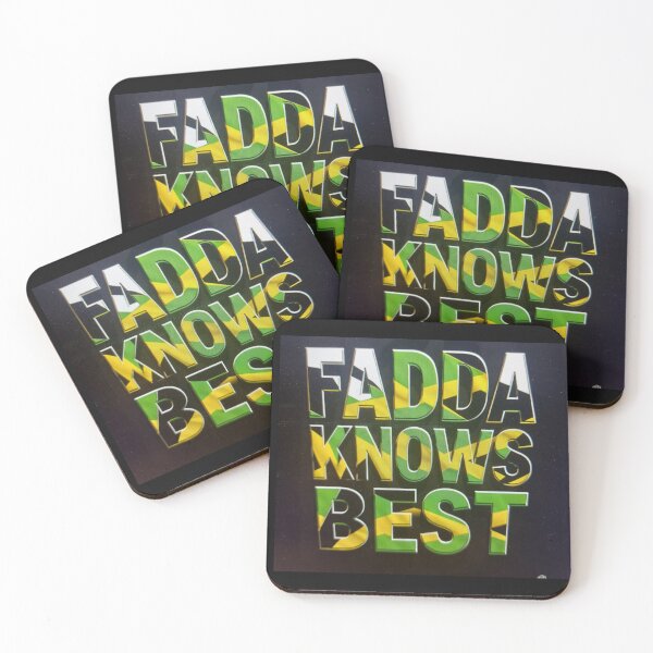 Item preview, Fadda Knows Best, Funny Jamaican Dad Father's Day souvenir  designed and sold by Right-UR.