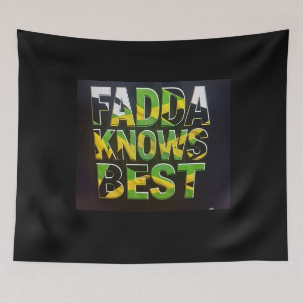 Item preview, Fadda Knows Best, Funny Jamaican Dad Father's Day souvenir  designed and sold by Right-UR.