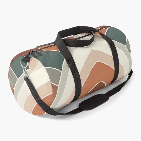 Item preview, Mid Century Modern Retro Geometric Vintage Pattern Terracotta , Mint Green designed and sold by Prints and Lifestyle.
