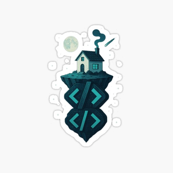 Artikel-Vorschau von Code Home Das schwebende Syntax-Heiligtum, designt und verkauft von thenicequote.