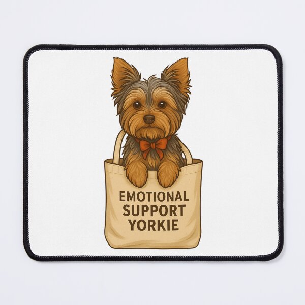 Item preview, Emotional Support Yorkie | Cute Dog in Tote  designed and sold by AshleyJaneCo.
