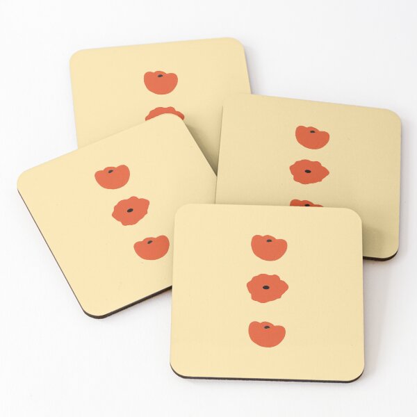 Item preview, Three Red Poppies designed and sold by mallardpark.
