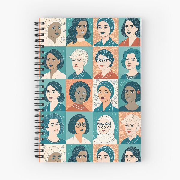 Aperçu de l'œuvre Grille de portraits diversifiés pour la Journée de la femme créée et vendue par tretyakov.