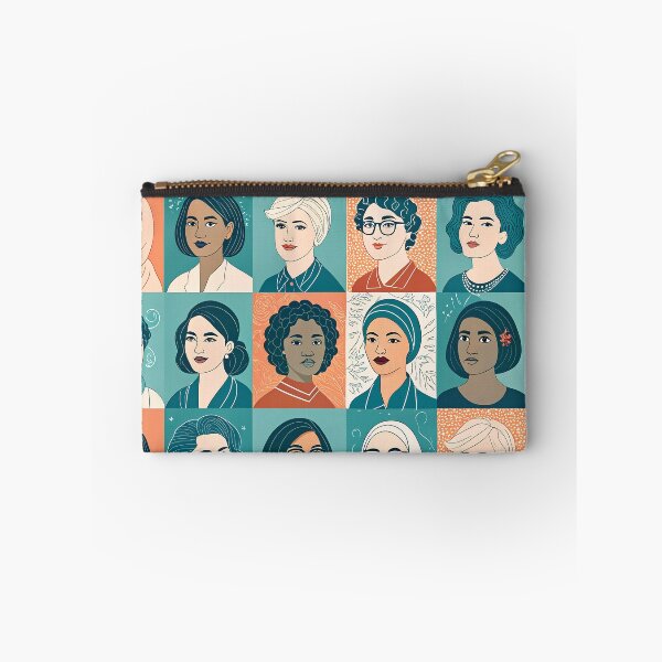 Item preview, Womens Day Diverse Portraits Grid designed and sold by tretyakov.