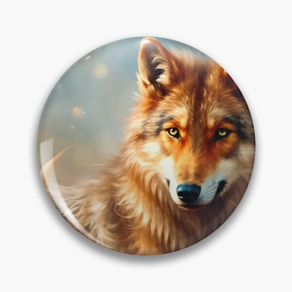 Item preview, Golden Wolf Of The Early Morning designed and sold by tobyheward.