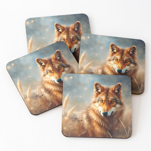 Item preview, Golden Wolf Of The Early Morning designed and sold by tobyheward.