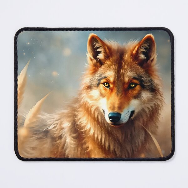 Item preview, Golden Wolf Of The Early Morning designed and sold by tobyheward.